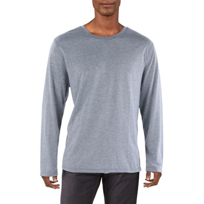Мужская серая легкая футболка Perry Ellis Portfolio с круглым вырезом XL BHFO 4036