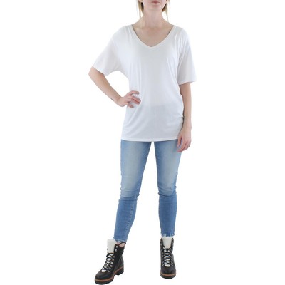 Женская белая футболка для фитнеса и йоги Alo Yoga M BHFO 8832