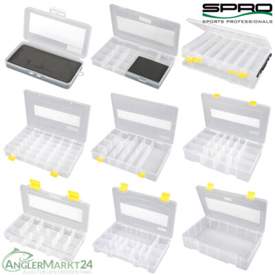 SPRO Tackle Box | 19 Modelle Hard Baits & EVA Tackle Box Kunststoffbox Köderbox