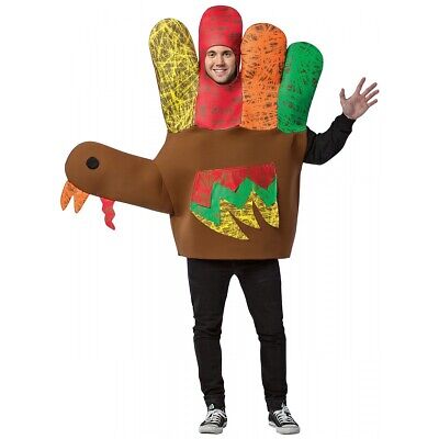 Hand Turkey Adult Costume Costume Halloween Fancy Dress