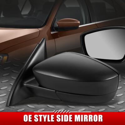 ДЛЯ 11-18 VW JETTA OE STYLE С ЭЛЕКТРОПРИВОДОМ И ОБОГРЕВОМ ЗЕРКАЛА ЛЕВОЙ БОКОВОЙ ДВЕРИ ВОДИТЕЛЯ ЧЕРНОГО ЦВЕТА