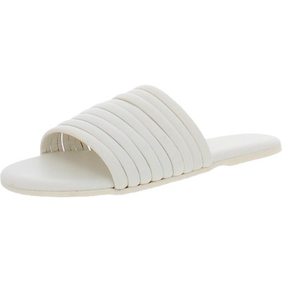 

Женские кожаные шлепанцы цвета слоновой кости Tkees 6, средний (B,M) BHFO 5623, Cream