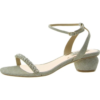 Женские туфли Badgley Mischka с ремешком на щиколотке Tarika Gold 11 Medium (B,M) BHFO 2826