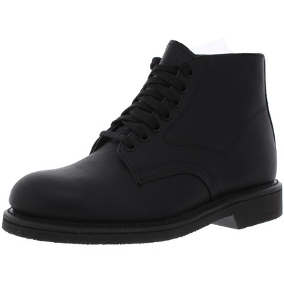 Work America Mens 6 Service Black Work Boots Shoes 11 Medium (D) BHFO 0071