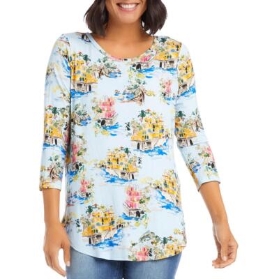 

Женская футболка Karen Kane с рукавом 3/4 с принтом BHFO 2392, Print