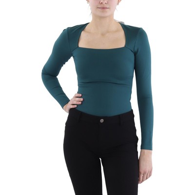 Abercrombie & Fitch Womens Green Thong Long Sleeve Shirt Bodysuit XS BHFO 1787