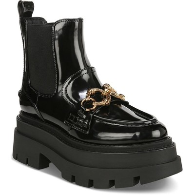 Женские лакированные эластичные ботинки Челси Brooks от Circus by Sam Edelman BHFO 4211