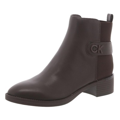Женские ботильоны Calvin Klein DAHARI коричневого цвета с острым носком 5,5 см (B,M) BHFO 6312