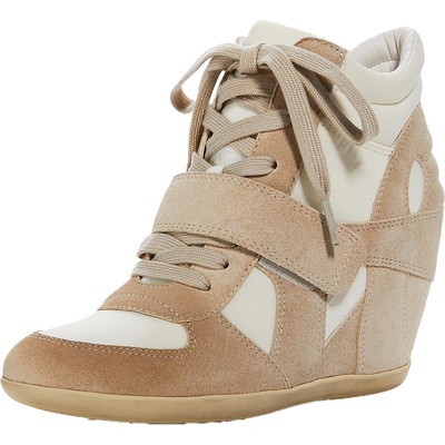 Модные кроссовки ASH Womens Bowie из бежевой замши, размер 40, средний(B, M) BHFO 7765