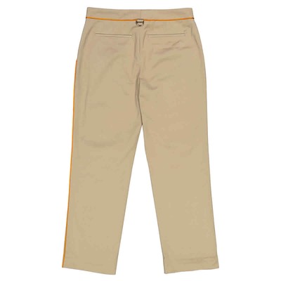 BURBERRY BURBERRY LADIES SILK TRIM CROPPED COTTON CHINOS