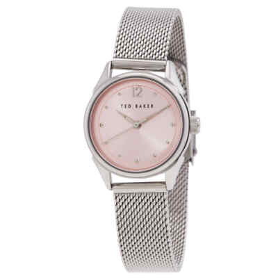 Женские кварцевые часы Ted Baker Luchiaa с розовым циферблатом BKPLUS210