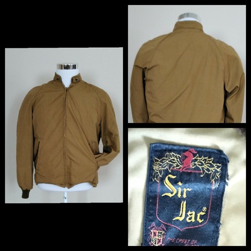 Sir Jac Vintage '60s Fleece Lined Jacket Men's 40/Medium Sir Jac Vintage '60s Fleece Lined Jacket Men's 40/Medium
