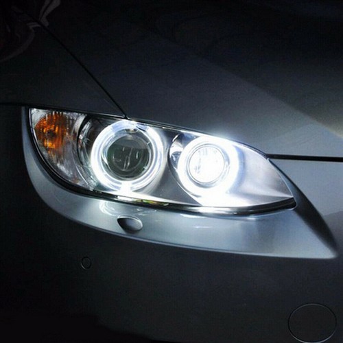 2x White LED Angel Eye Halo Ring Light Bulbs Lamp Fit For BMW E39 E60 E53 X5