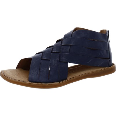 Женские босоножки Born Iwa из темно-синей кожи Huarache, размер 11, средний (B,M), BHFO 5392