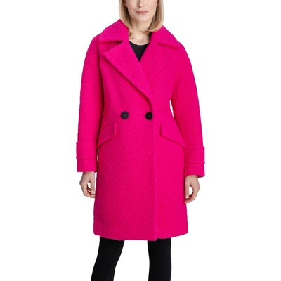 

Женское розовое нарядное пальто из букле BCBGeneration, верхняя одежда  BHFO 1002, Hot pink, B124557F74