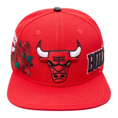 Мужские кепки Pro Standard Red NBA Chicago Bulls Roses Snapback - OSFA