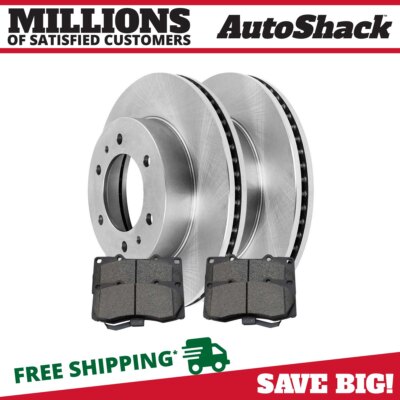 Front Brake Rotors & Ceramic Pads for 2006-2010 Hummer H3 2009-2010 H3T 3.7L V8