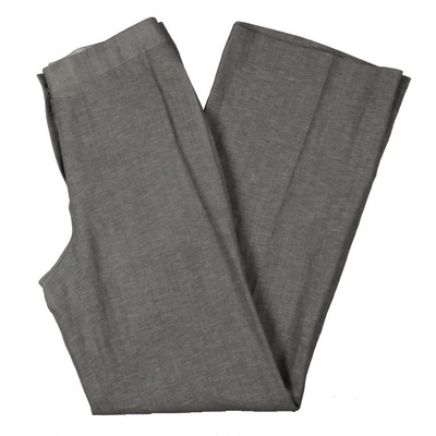 

La Fayette 148 Женские хлопковые офисные широкие брюки цвета далтон серого цвета  BHFO 8701, Fog melange