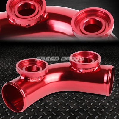 ТИП-SSQV 2.5 70-ГРАДУСНЫЙ ТУРБО-ПРОДУВОЧНЫЙ КЛАПАН С ДВОЙНЫМ ФЛАНЦЕМ И ПЕРЕХОДНИКОМ ДЛЯ ТРУБ КРАСНЫЙ