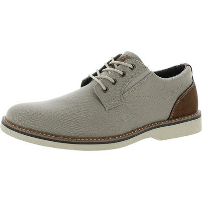 

Nunn Bush Mens Barklay Серые парусиновые оксфорды на шнуровке шириной 9,5 (E) BHFO 0901, Stone, Barklay