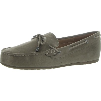 Journee Collection Womens Thatch Tan Faux Suede Loafers 7 Medium (B,M) BHFO 6420