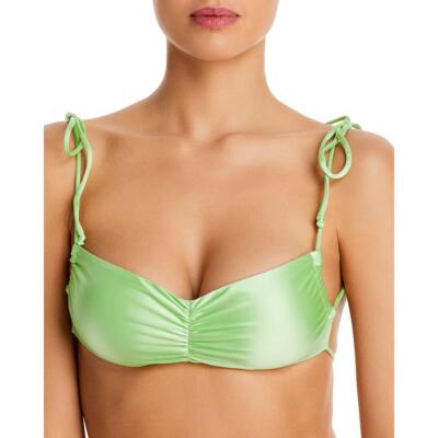 

Frankies Bikinis Womens Foxy Green Tie Shoulder Swim Top  BHFO 3711, Honeydew