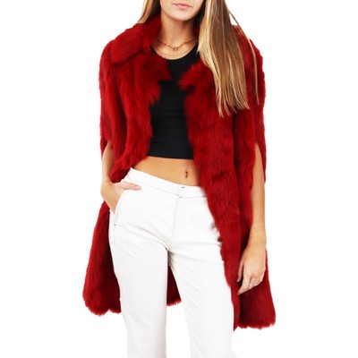 

Женское двустороннее пальто из замши и меха ягненка Red Valentino BHFO 7470