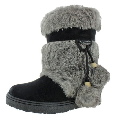 

Женские зимние сапоги до середины икры из замши и меха Bearpaw Tama, Tama II