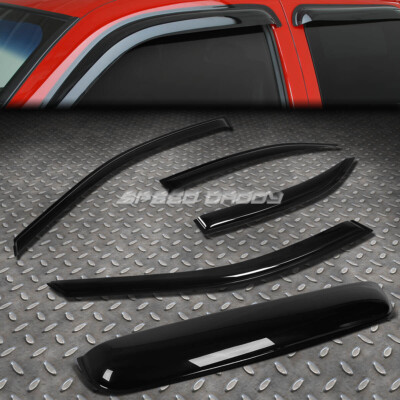 ДЫМЧАТОЕ ТОНИРОВАННОЕ СТЕКЛО + СОЛНЦЕЗАЩИТНЫЙ КОЗЫРЕК НА КРЫШЕ/ВЕТРООТРАЖАТЕЛЬ ДЛЯ 02-06 CAMRY XV30 4ШТ