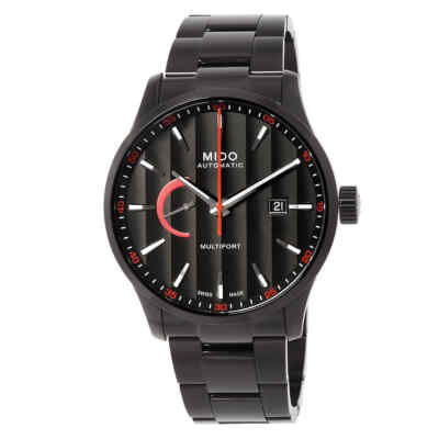 Pre-owned Mido Multifort Automatic Black Dial Men's Watch M0384243305100