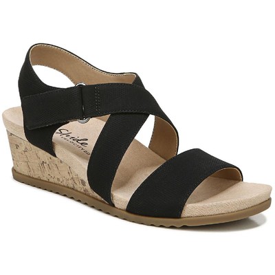 Женские босоножки LifeStride Sincere черного цвета на танкетке шириной 8 см (C, D, W) BHFO 1177
