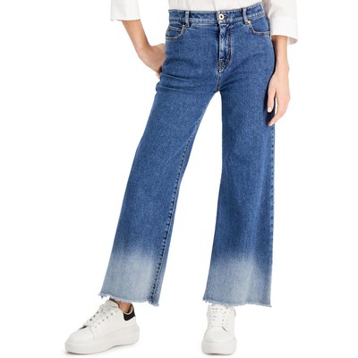 

Джинсы Weekend MaxMara Womens Soprano Blue Denim Medium Wash Широкие джинсы  BHFO 5145, Синий, Soprano