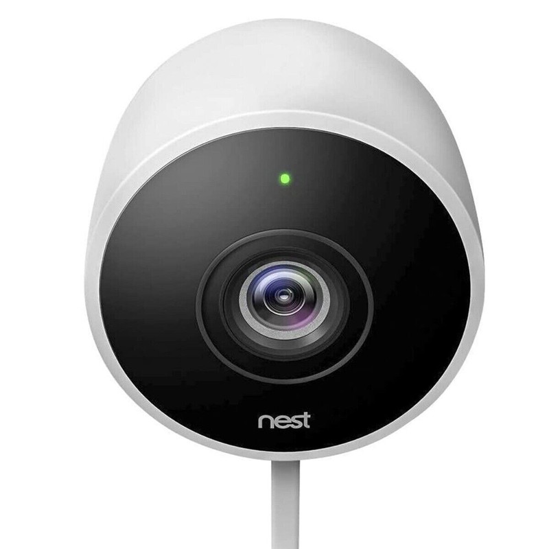 Google Nest Cam Outdoor Security Camera Wi-Fi Wired 1080P NC2100ES