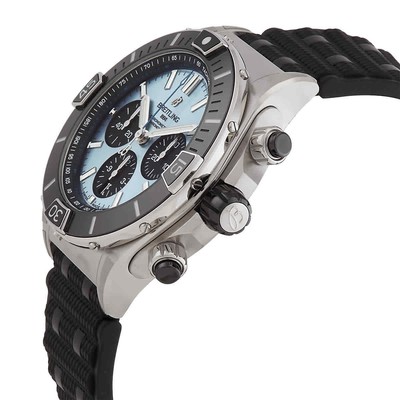 Pre-owned Breitling Chronomat B01 44mm Chronograph Ice Blue Automatic Chronometer Men's
