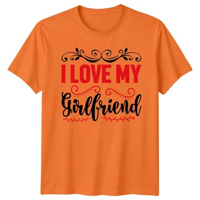 I Love My Girlfriend Relationships Camiseta para hombre Camiseta gráfica...