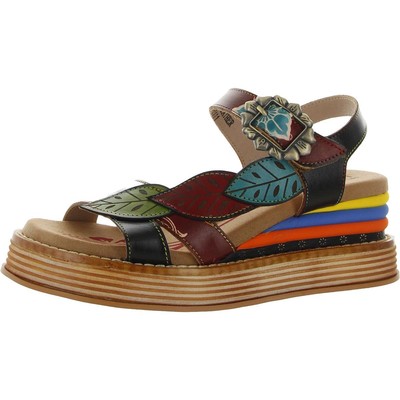 

Женские черные босоножки на танкетке Irvetta LArtiste by Spring Step 36 Medium (B,M) 2453, Black multi, Irvetta