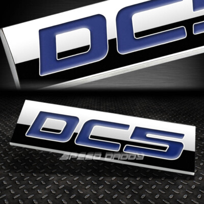 МЕТАЛЛИЧЕСКАЯ РЕШЕТКА БАГАЖНИКА, ЭМБЛЕМА, НАКЛЕЙКА С ЛОГОТИПОМ, ЗНАЧОК С ОТДЕЛКОЙ, ПОЛИРОВАННАЯ СИНЯЯ НАДПИСЬ DC5