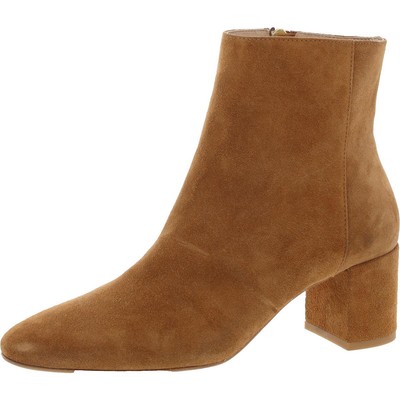 Bruno Magli Womens Tan Suede Ankle Boots Shoes 38.5 Medium (B,M) BHFO 1817