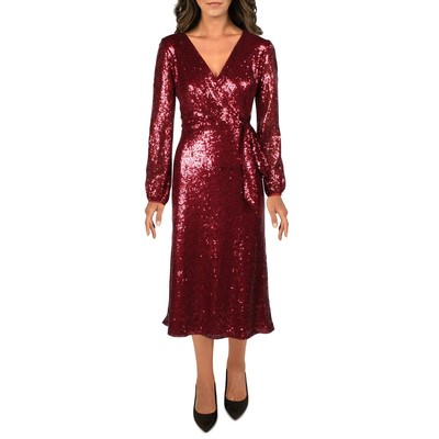 

Красное коктейльное платье Lauren Ralph Lauren Rebekah с пайетками  BHFO 1518, Kir royale