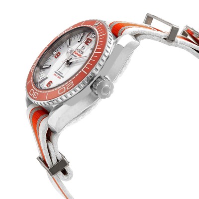 Pre-owned Omega Seamaster Planet Ocean 600m Automatic Chronometer White Dial Men's Watch