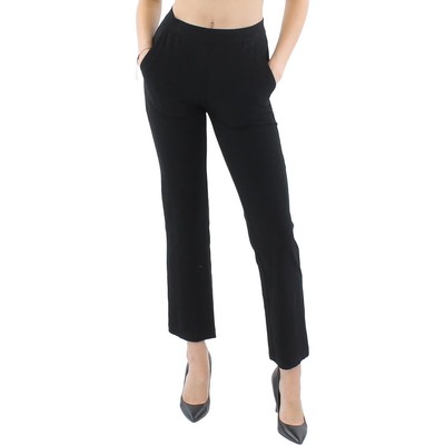 

Женские укороченные брюки прямого кроя с карманами Eileen Fisher Petites BHFO 4780, Черный, EETKP3852P