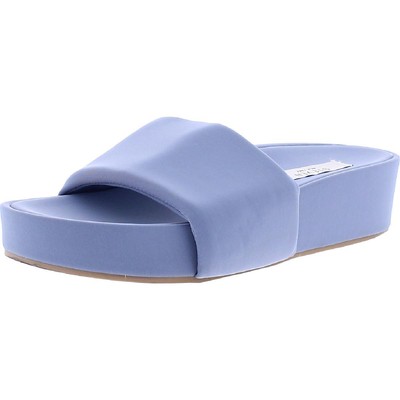 

Женские синие сандалии на платформе Steven New York Robyn 9 Medium (B,M) BHFO 7046, Синий