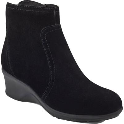 

Женские кожаные ботильоны на танкетке Easy Spirit SEFARRE с молнией BHFO 6132, SEFARRE