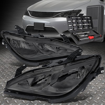 Для 17-23 Chrysler Pacifica Voyager Дымчатые/прозрачные фары головного света+ Набор инструментов