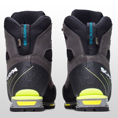 Pre-owned Scarpa Manta Tech Gtx Mountaineering Boot - Men's Shark/lime, 44.0