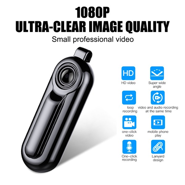 Hidden Cam Pocket Pen Camera 1080P HD Mini Video Recorder DVR Security Strap - Image 4