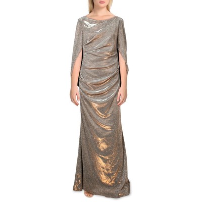 Женское металлическое макси-платье Betsy & Adam для особых случаев, вечернее платье BHFO 0876