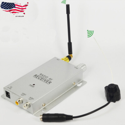 Mini Wireless Security Nanny Camera Hidden Pinhole Micro Cam Complete System