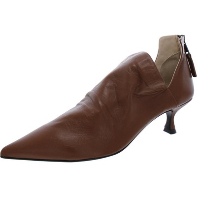 

Женские кожаные ботильоны на молнии Vince Camuto Aamberz с острым носком BHFO 7380, Aamberz