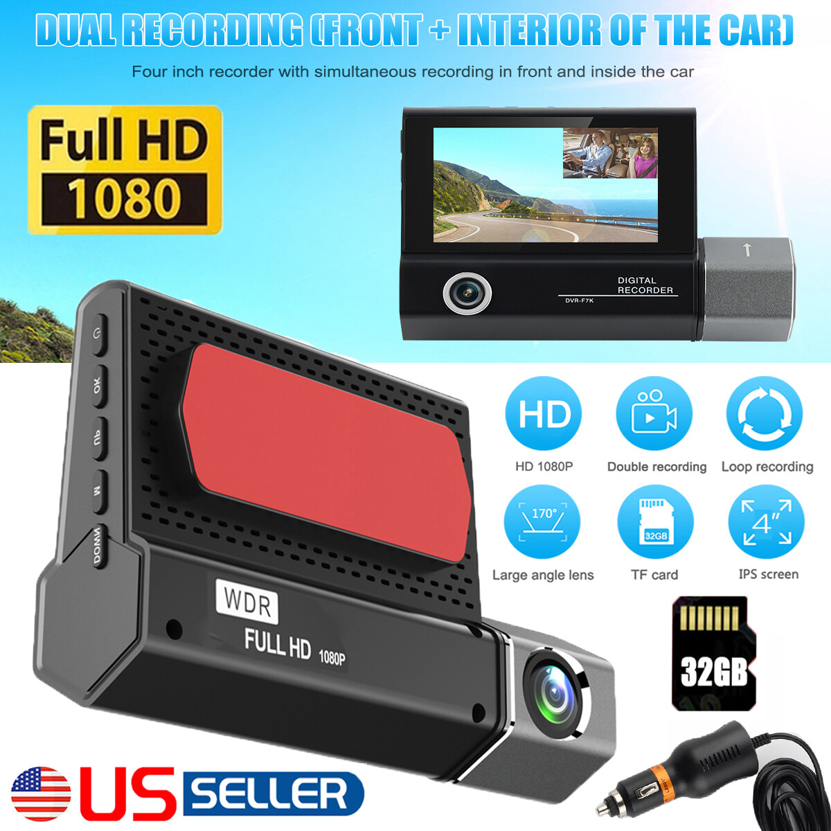 G-sensor Front Rear Camera
